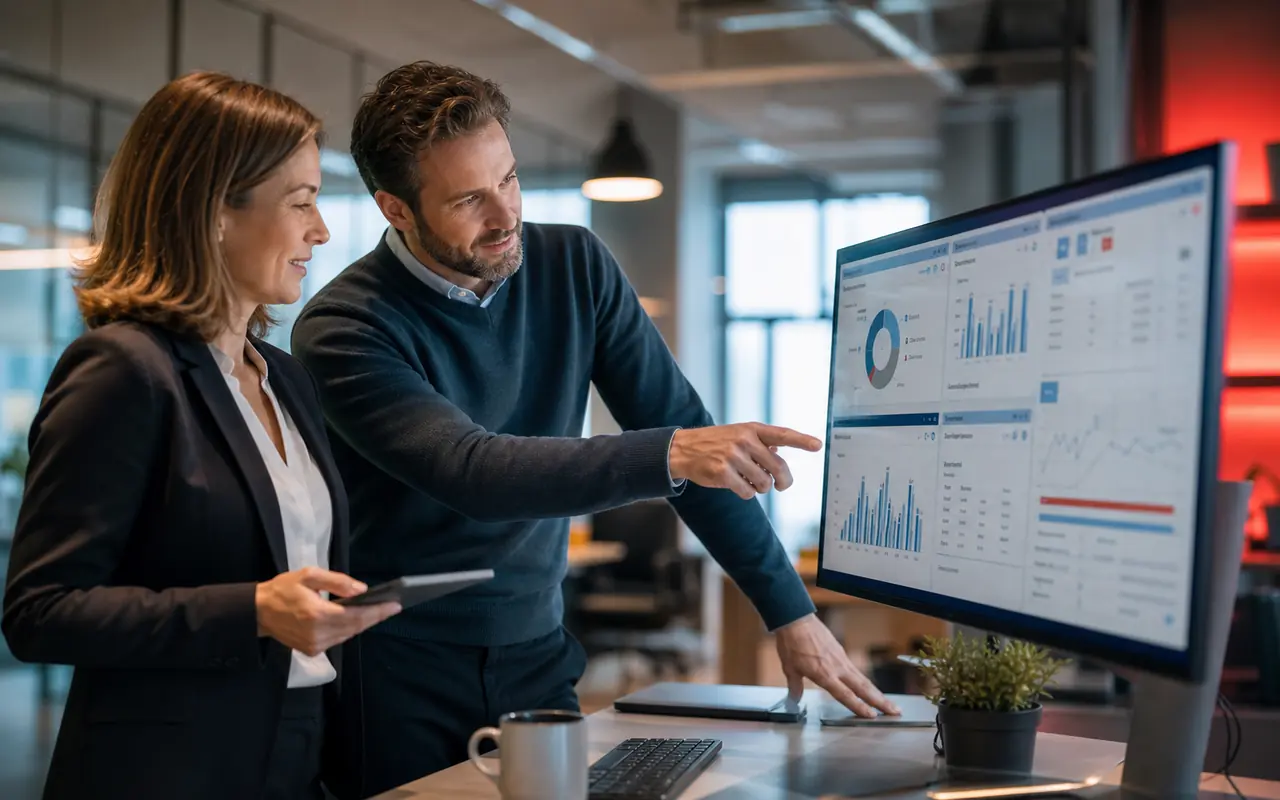 Illustration SERV-INFO pour SI-GEST : l'ERP qui structure vos ventes, produits, stocks et processus métier - Offres